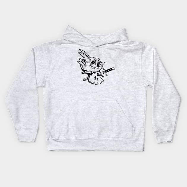 Die demon Kids Hoodie by Adorline